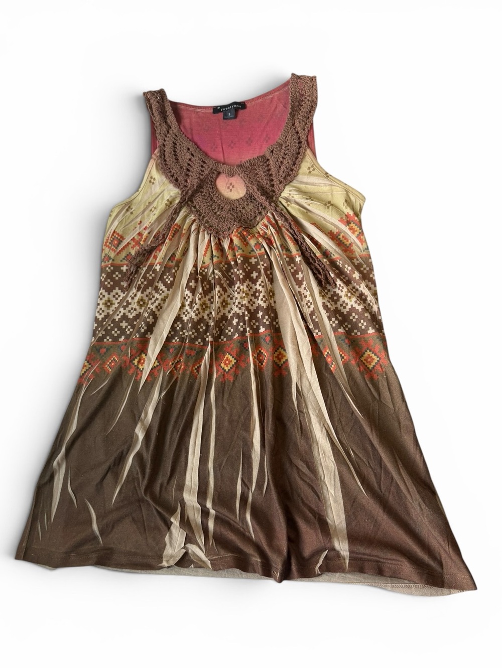 Vintage Y2K Top with Subtle Print - Forever 21